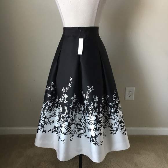 floral print satin midi formal skirt size 16W - Picture 3 of 3